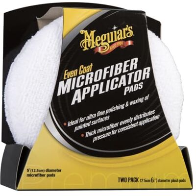Meguiar's Náplň X3080EU Even Coat Applicator Pad, houbička z mikrovlákna, balení 2 ks Meguiar's Náplň X3080EU Even Coat Applicator Pad, houbička z mikrovlákna, balení 2 ks