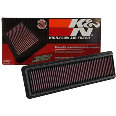 K&N 33-3049 Motorluftfilter: Hochleistung, Prämie, Abwaschbar, Ersatzfilter,Erhöhte Leistung, 2014-2018 (i10, Grand, Xcent) K&N 33-3049 Motorluftfilter: Hochleistung, Prämie, Abwaschbar, Ersatzfilter,Erhöhte Leistung, 2014-2018 (i10, Grand, Xcent)