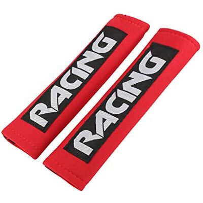 LAS 28208 polstrování pásu Auto RACING, červená, 2 kusy LAS 28208 polstrování pásu Auto RACING, červená, 2 kusy