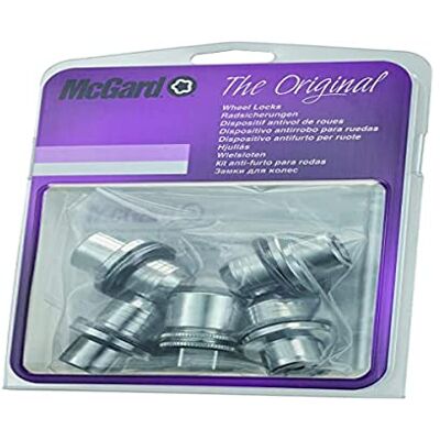 McGard Matice proti krádeži M14 x 1,50 — ploché — délka 42,6 mm (otvor na klíče 22 mm), pochromovaná McGard Matice proti krádeži M14 x 1,50 — ploché — délka 42,6 mm (otvor na klíče 22 mm), pochromovaná