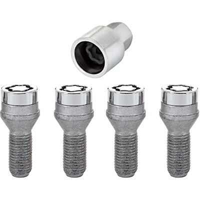McGard Šrouby s pojistkou proti krádeži M14x1,50 kónické délka 27,3 mm (17 mm otvor klíče), chrom McGard Šrouby s pojistkou proti krádeži M14x1,50 kónické délka 27,3 mm (17 mm otvor klíče), chrom