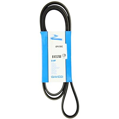 Dayco Metzger 6PK1842 klínový žebrovaný řemen, černý Dayco Metzger 6PK1842 klínový žebrovaný řemen, černý