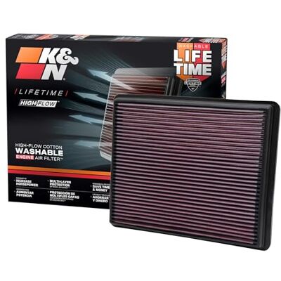 K&N Motorluftfilter: Erhöhen Sie Leistung und Zugkraft, waschbar, Premium, Ersatzluftfilter: kompatibel 1999–2019 Chevy/GMC Truck/SUV V6/V8 (Silverado, Suburban, Tahoe, Yukon, Avalanche) 33–2129 K&N Motorluftfilter: Erhöhen Sie Leistung und Zugkraft, waschbar, Premium, Ersatzluftfilter: kompatibel 1999–2019 Chevy/GMC Truck/SUV V6/V8 (Silverado, Suburban, Tahoe, Yukon, Avalanche) 33–2129