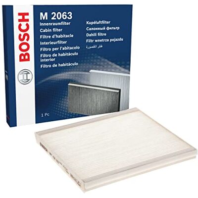 Bosch M2063 standardní interiérový filtr filtruje pyl a prach náhradní filtr pro lepší kvalitu vzduchu v interiéru vozidla Bosch M2063 standardní interiérový filtr filtruje pyl a prach náhradní filtr pro lepší kvalitu vzduchu v interiéru vozidla