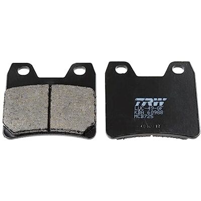 TRW MCB725 Organic Allround Bremsbelagsatz für Yamaha FZS Hinterachse und andere Motorräder TRW MCB725 Organic Allround Bremsbelagsatz für Yamaha FZS Hinterachse und andere Motorräder