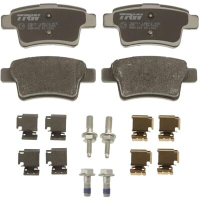 TRW GDB1692 Bremsbelagsatz Scheibenbremse für Citroen C4 Picasso I Großraumlimousine (UD_) 2006-2015 Hinterachse und Andere Fahrzeuge TRW GDB1692 Bremsbelagsatz Scheibenbremse für Citroen C4 Picasso I Großraumlimousine (UD_) 2006-2015 Hinterachse und Andere Fahrzeuge