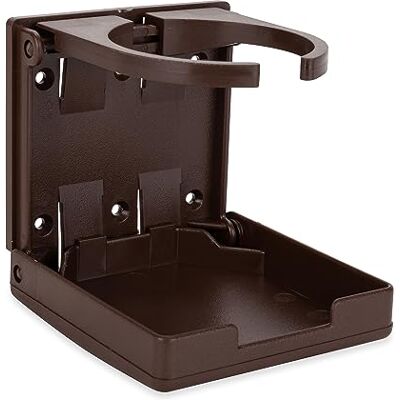 Camco 44043 Nastavitelný držák nápojů pro Caravan, hnědý Camco 44043 Nastavitelný držák nápojů pro Caravan, hnědý
