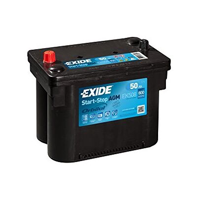 Exide EK508 AGM startovací baterie Start-Stop 12V 50Ah 800A Exide EK508 AGM startovací baterie Start-Stop 12V 50Ah 800A