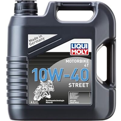 Liqui Moly Motorbike 4T 10W-40 Street 4 L Motocykl 4taktní olej výr. č.: 1243, černý Liqui Moly Motorbike 4T 10W-40 Street 4 L Motocykl 4taktní olej výr. č.: 1243, černý