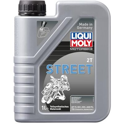 Liqui Moly Motorbike 2T Street 1 l Motocykl 2taktní olej výr. č.: 1504, stříbrný Liqui Moly Motorbike 2T Street 1 l Motocykl 2taktní olej výr. č.: 1504, stříbrný