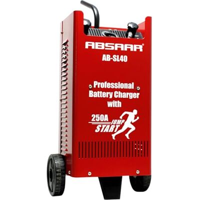 Absaar AB-SL40 profesionální nabíječka baterií 12 V/24 V 40 A funkce pomocného startování 250 A Absaar AB-SL40 profesionální nabíječka baterií 12 V/24 V 40 A funkce pomocného startování 250 A