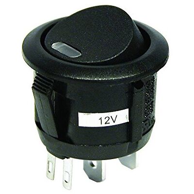 Carpoint CPT0810681 810681 Schalter On/Off schwarz rund Carpoint CPT0810681 810681 Schalter On/Off schwarz rund