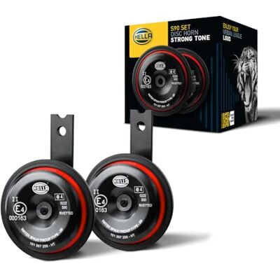 HELLA Horn STYLE HORN S90 SET 12 V 111 dB(A) frekvenční rozsah: 350/415Hz vysokotónový / hluboký tón elektrický barva pouzdra: červená/černá plochá přípojka množství: 2 3AM 922 000 HELLA Horn STYLE HORN S90 SET 12 V 111 dB(A) frekvenční rozsah: 350/415Hz vysokotónový / hluboký tón elektrický barva pouzdra: červená/černá plochá přípojka množství: 2 3AM 922 000