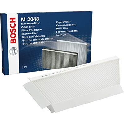 Bosch M2048 standardní interiérový filtr filtruje pyl a prach náhradní filtr pro lepší kvalitu vzduchu v interiéru vozidla Bosch M2048 standardní interiérový filtr filtruje pyl a prach náhradní filtr pro lepší kvalitu vzduchu v interiéru vozidla