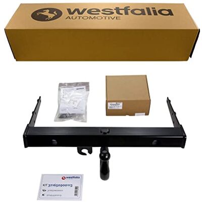 Westfalia Pevné závěsné zařízení pro VW Transporter T5/T6 (skříň/kombi) (BJ 10/2009-09/2019) pouze pro vozidla bez předvýbavy v sadě s 13pólem. fzg.-spec. elektrosada Westfalia Pevné závěsné zařízení pro VW Transporter T5/T6 (skříň/kombi) (BJ 10/2009-09/2019) pouze pro vozidla bez předvýbavy v sadě s 13pólem. fzg.-spec. elektrosada