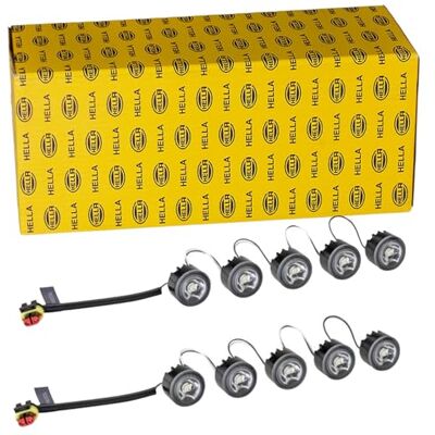 HELLA 2PT 010 458-711 LED sada světel pro denní svícení LEDayFlex 12/24V kulatá montáž barva světelného panelu: čiré kabel: 120mm přední část vozidla sada HELLA 2PT 010 458-711 LED sada světel pro denní svícení LEDayFlex 12/24V kulatá montáž barva světelného panelu: čiré kabel: 120mm přední část vozidla sada
