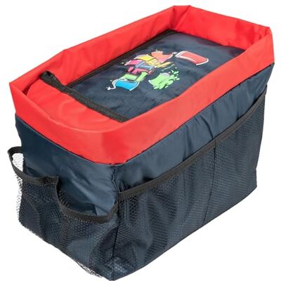 Walser Organizér na zadní sedadlo, taška na autosedačku, organizér, box na zadní lavici, graffiti, úložný box, auto, box do zavazadlového prostoru, modrý Walser Organizér na zadní sedadlo, taška na autosedačku, organizér, box na zadní lavici, graffiti, úložný box, auto, box do zavazadlového prostoru, modrý