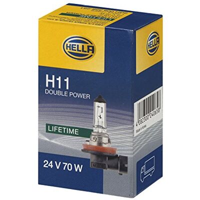 HELLA 8GH 008 358-251 žárovka H11 Heavy Duty Expert 24 V 70 W Provedení patice: PGJ19-2 krabice množství: 1 HELLA 8GH 008 358-251 žárovka H11 Heavy Duty Expert 24 V 70 W Provedení patice: PGJ19-2 krabice množství: 1