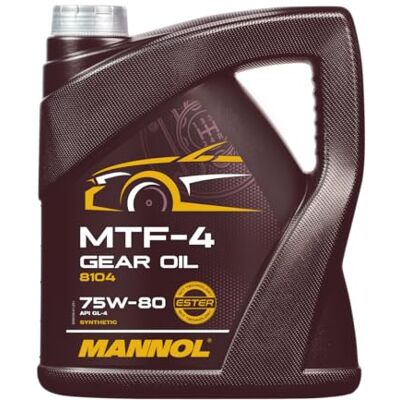 MANNOL 8104 MTF-4 převodový olej 75W-80 GL-4 4 L MANNOL 8104 MTF-4 převodový olej 75W-80 GL-4 4 L