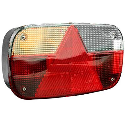 LAS 10137 Zadní světlo přívěs MULTIPOINT 3, vlevo, s bočním osvětlením SPZ, se zadní mlhovkou LAS 10137 Zadní světlo přívěs MULTIPOINT 3, vlevo, s bočním osvětlením SPZ, se zadní mlhovkou