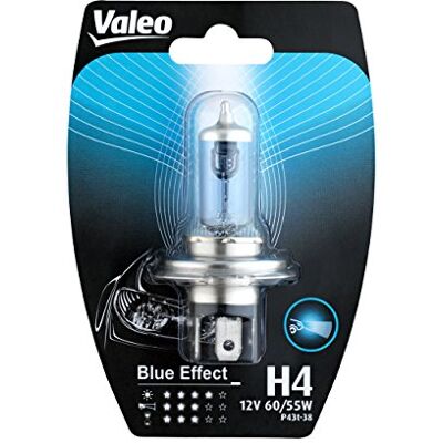 Valeo H4 einzelne Autolampe 12V 60/55W Blauer Effektanschluss P43t-38 Valeo H4 einzelne Autolampe 12V 60/55W Blauer Effektanschluss P43t-38