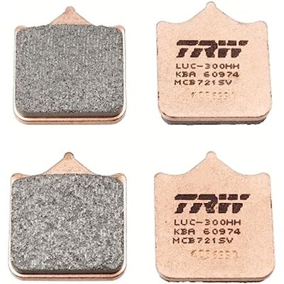 TRW MCB721SV Sinter Street sada brzdových destiček pro Ducati 749 přední náprava a jiné motocykly TRW MCB721SV Sinter Street sada brzdových destiček pro Ducati 749 přední náprava a jiné motocykly