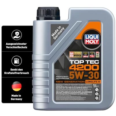 Liqui Moly 3707 Top Tec 4200 motorový olej 5 W-30, 1 litr Liqui Moly 3707 Top Tec 4200 motorový olej 5 W-30, 1 litr