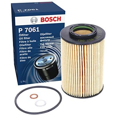 Bosch P7061 Olejový filtr pro auta odděluje saze a kovové částice od motorového oleje umožňuje spolehlivé mazání motoru Bosch P7061 Olejový filtr pro auta odděluje saze a kovové částice od motorového oleje umožňuje spolehlivé mazání motoru