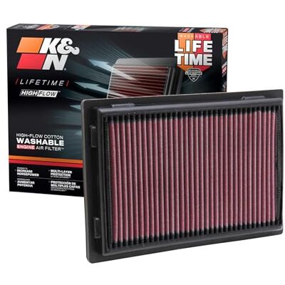 K&N 33-2381 Motorluftfilter: Hochleistung, Prämie, Abwaschbar, Ersatzfilter,Erhöhte Leistung, 2006-2018 (Avalon, Rav4, Camry Hybrid, Sai, ES300h, LS 460, LS600h) K&N 33-2381 Motorluftfilter: Hochleistung, Prämie, Abwaschbar, Ersatzfilter,Erhöhte Leistung, 2006-2018 (Avalon, Rav4, Camry Hybrid, Sai, ES300h, LS 460, LS600h)