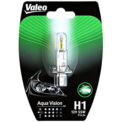 Valeo H1 Autolampe 12V 55W Aqua Vision Anschluss P14.5s Valeo H1 Autolampe 12V 55W Aqua Vision Anschluss P14.5s