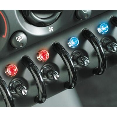 Foliatec LED Control Light silber Kontrolllampe Signallampe Ø = 10mm, feuerrot Foliatec LED Control Light silber Kontrolllampe Signallampe Ø = 10mm, feuerrot