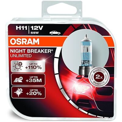 Osram Halogenová žárovka do světlometů Night Breaker Unlimited H11, 64211NBU, 12 V, Night Breaker Unlimited Osram Halogenová žárovka do světlometů Night Breaker Unlimited H11, 64211NBU, 12 V, Night Breaker Unlimited