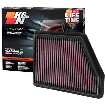 K&N 33-5045 Motorluftfilter: Hochleistung, Prämie, Abwaschbar, Ersatzfilter,Erhöhte Leistung, 2016-2019 Civic K&N 33-5045 Motorluftfilter: Hochleistung, Prämie, Abwaschbar, Ersatzfilter,Erhöhte Leistung, 2016-2019 Civic