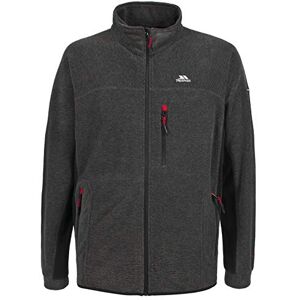 Trespass Odeno, teplá fleecová bunda s kapucí 300g/m² pro muže, černá, XL Trespass Odeno, teplá fleecová bunda s kapucí 300g/m² pro muže, černá, XL