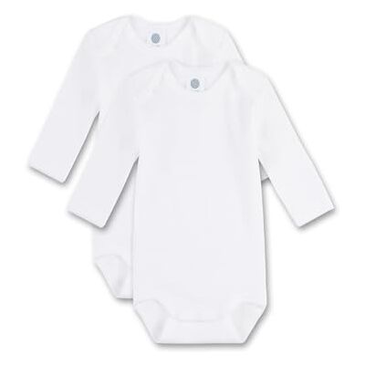 Sanetta Baby body s dlouhým rukávem (dvojité balení) bílé Vysoce kvalitní a udržitelné body pro miminka z bio bavlny. Obsah: Sada 2 ks Baby Body, bílá Sanetta Baby body s dlouhým rukávem (dvojité balení) bílé Vysoce kvalitní a udržitelné body pro miminka z bio bavlny. Obsah: Sada 2 ks Baby Body, bílá