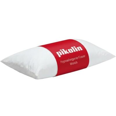 PIKOLIN Polštář 75 x 50 cm – polštář pro spaní na břiše, hypoalergenní výplň ze 100% čisté bavlny, ošetření proti roztočům, nízká pevnost PIKOLIN Polštář 75 x 50 cm – polštář pro spaní na břiše, hypoalergenní výplň ze 100% čisté bavlny, ošetření proti roztočům, nízká pevnost