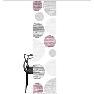 Home Fashion 87533-756 posuvný závěs digitální potisk Borden, hedvábný vzhled, 245 x 60 cm, bordó Home Fashion 87533-756 posuvný závěs digitální potisk Borden, hedvábný vzhled, 245 x 60 cm, bordó