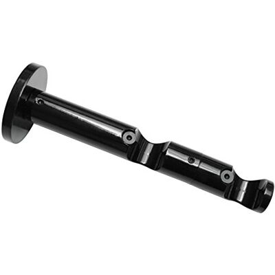 Gardinia 31031 dvojitý nosník pro záclonové tyče 2ramenný otevřený, série Chicago, průměr 20 mm, černý Gardinia 31031 dvojitý nosník pro záclonové tyče 2ramenný otevřený, série Chicago, průměr 20 mm, černý