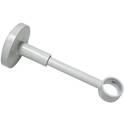 Gardinia 11268 Nosník pro záclonové tyče 1-chodně uzavřený, série Chicago, průměr 20 mm, bílý Gardinia 11268 Nosník pro záclonové tyče 1-chodně uzavřený, série Chicago, průměr 20 mm, bílý