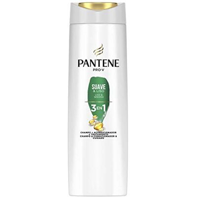 Pantene Pro-V Soft & Smooth Shampoo, Conditioner und Behandlung, 3-in-1, unglaubliche Weichheit und Frizz-Kontrolle, 300 ml Pantene Pro-V Soft & Smooth Shampoo, Conditioner und Behandlung, 3-in-1, unglaubliche Weichheit und Frizz-Kontrolle, 300 ml