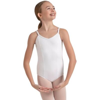 Capezio Princess Camisole Leotard Girls, White, Large Capezio Princess Camisole Leotard Girls, White, Large