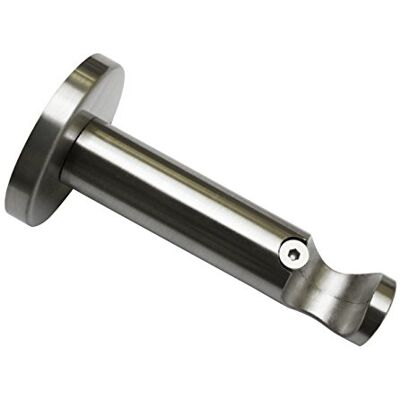 Gardinia 10011152 Nosník pro záclonové tyče 1ramenně otevřený, série Chicago, průměr 20 mm, vzhled ušlechtilé oceli Gardinia 10011152 Nosník pro záclonové tyče 1ramenně otevřený, série Chicago, průměr 20 mm, vzhled ušlechtilé oceli
