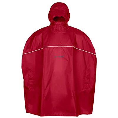 VAUDE Unisex dětské pončo Grody, červená, m VAUDE Unisex dětské pončo Grody, červená, m