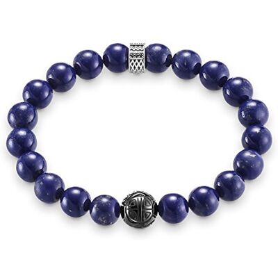THOMAS SABO Pánský náramek Rebel at Heart modrý 925 sterlingové stříbro A1534-930-32 THOMAS SABO Pánský náramek Rebel at Heart modrý 925 sterlingové stříbro A1534-930-32