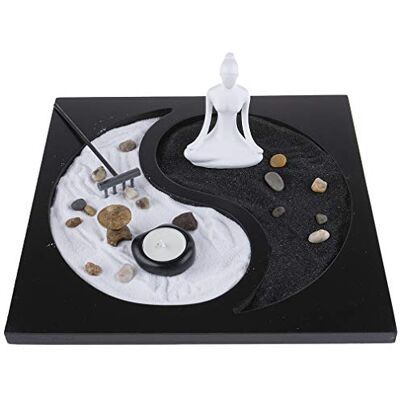lachineuse – Velká zenová zahrada – moudrost jin a jang – 30 x 30 cm lachineuse – Velká zenová zahrada – moudrost jin a jang – 30 x 30 cm