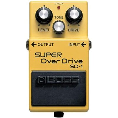 Boss SD-1 SUPER OverDrive pedál pro kytarový efekt Průkopnický zvuk Overdrive Lehké až středně silné zvuky drive Perfektní pro použití s čistými a lehce ovládanými zesilovači Boss SD-1 SUPER OverDrive pedál pro kytarový efekt Průkopnický zvuk Overdrive Lehké až středně silné zvuky drive Perfektní pro použití s čistými a lehce ovládanými zesilovači