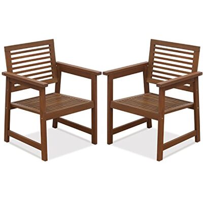 Furinno Tioman Venkovní sada židlí, 56,39 x 57,4 x 81,53 cm Furinno Tioman Venkovní sada židlí, 56,39 x 57,4 x 81,53 cm