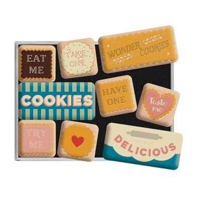 ART Retro magnety na lednici, 9 kusů, Wonder Cookies ART Retro magnety na lednici, 9 kusů, Wonder Cookies