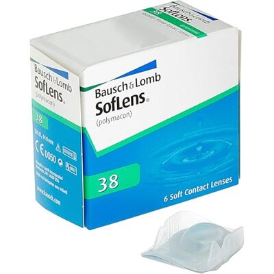 SofLens 38, měsíční čočky, 6 kusů, -3,50 dpt SofLens 38, měsíční čočky, 6 kusů, -3,50 dpt