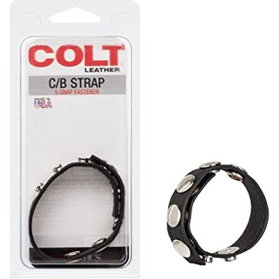 CalExotics COLT ® nastavitelný kožený pásek s 5 patentkami CalExotics COLT ® nastavitelný kožený pásek s 5 patentkami
